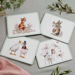 Pimpernel Wrendale Designs Wildflowers 4 Placemats Best