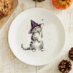 Royal Worcester Wrendale Designs Witches Cat Coupe Plate Best