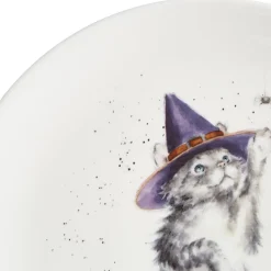 Royal Worcester Wrendale Designs Witches Cat Coupe Plate Best