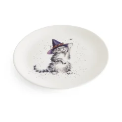 Royal Worcester Wrendale Designs Witches Cat Coupe Plate Best