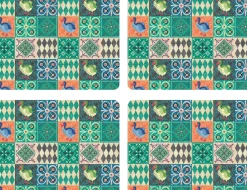 Pimpernel Zanzibar Set of 4 Large Placemats Fashion
