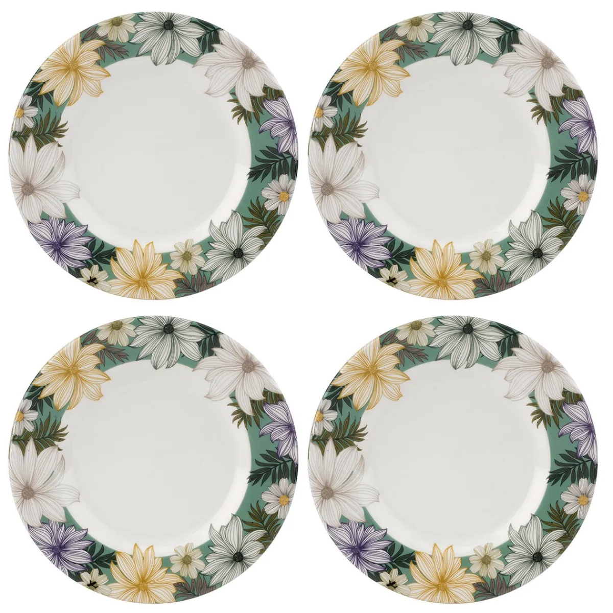 Portmeirion Atrium Set of 4 Side Plates, 22cm Sale