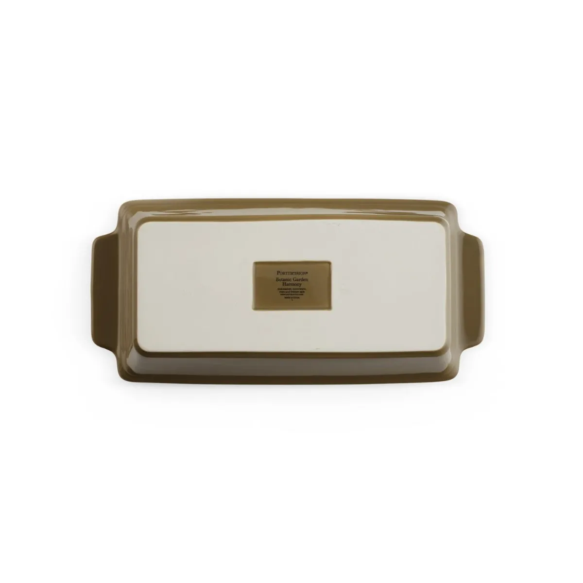 Portmeirion Botanic Garden Harmony Large Loaf Pan, Moss Discount