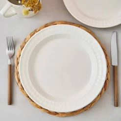 Portmeirion Botanic Garden Harmony Set of 4 Plates, White Best