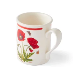 Portmeirion Botanic Garden Meadow Breakfast Mug, Poppy Clearance