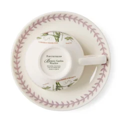Portmeirion Botanic Garden Meadow Breakfast Teacup & Saucer, Sweet Pea Clearance