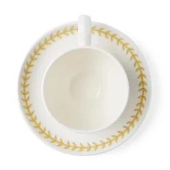 Portmeirion Botanic Garden Meadow Breakfast Teacup & Saucer, Sunflower Hot