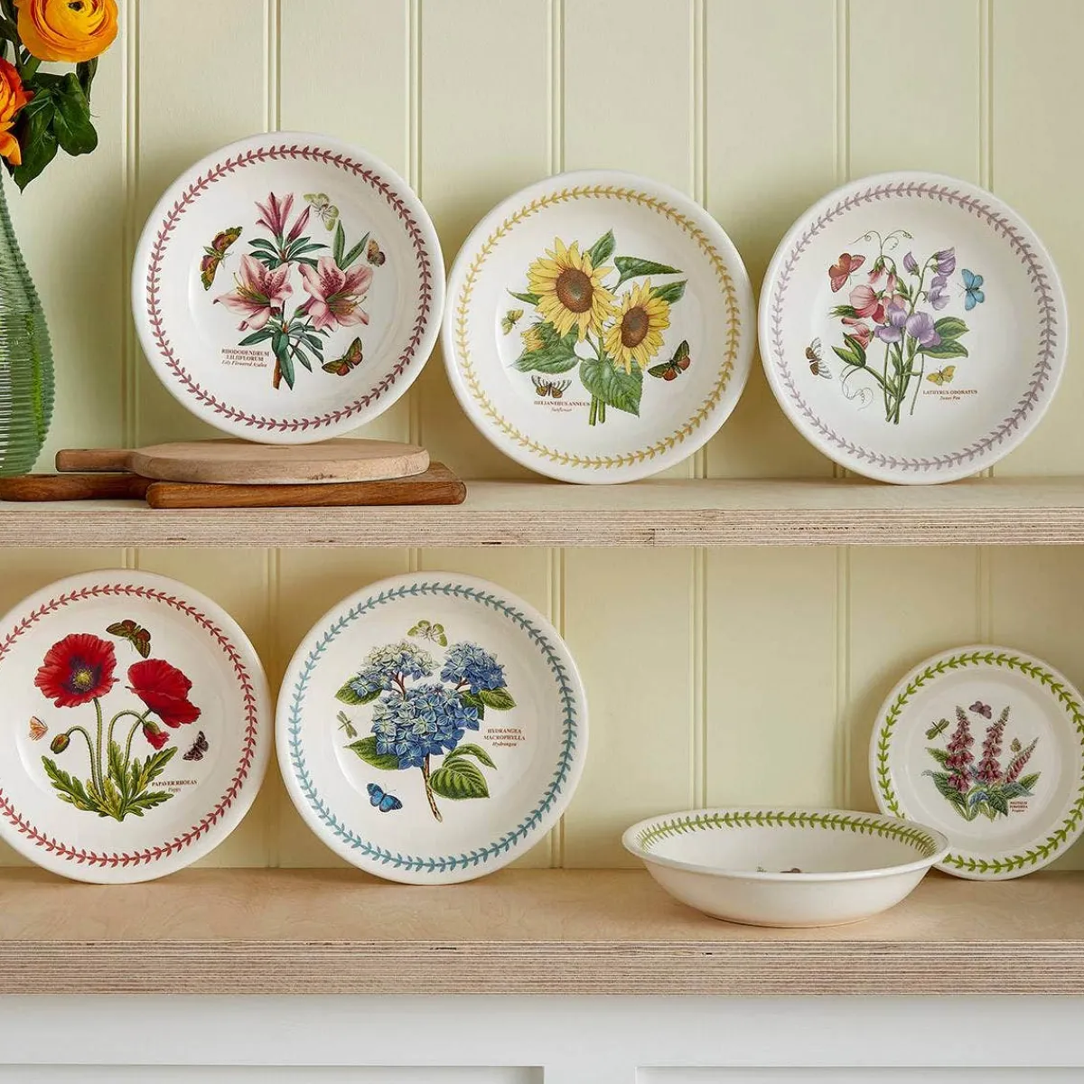 Portmeirion Botanic Garden Meadow Pasta Bowl, Foxglove Sale