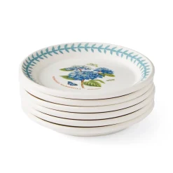 Portmeirion Botanic Garden Meadow Set of 6 Bread Plates, Assorted Hot