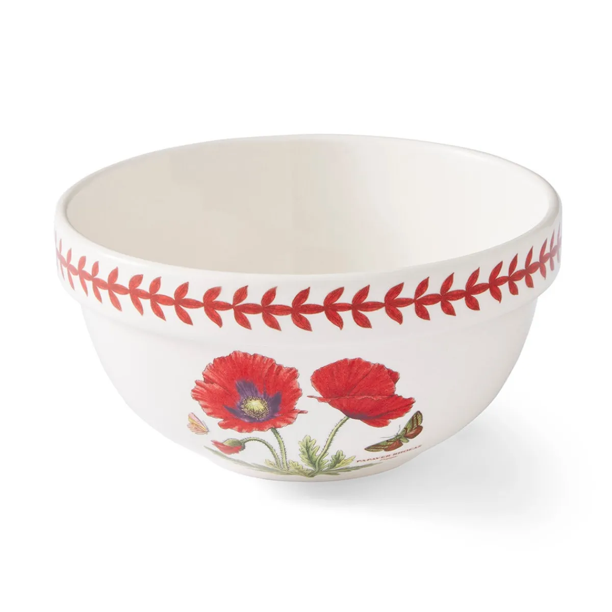 Portmeirion Botanic Garden Meadow 5.5" Stacking Bowl, Poppy Online