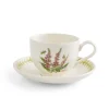 Portmeirion Botanic Garden Meadow Teacup & Saucer, Foxglove Clearance