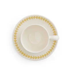Portmeirion Botanic Garden Meadow Teacup & Saucer, Sunflower Clearance
