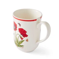 Portmeirion Botanic Garden Meadow Tulip Mug, Poppy Outlet