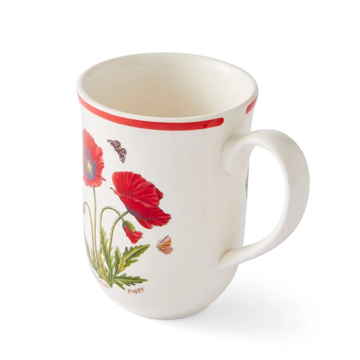 Portmeirion Botanic Garden Meadow Tulip Mug, Poppy Outlet