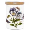 Portmeirion Botanic Garden Pansy Storage Jar, 14cm Clearance