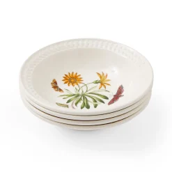 Portmeirion Botanic Garden Papilio set of 4 Pasta Bowls Outlet