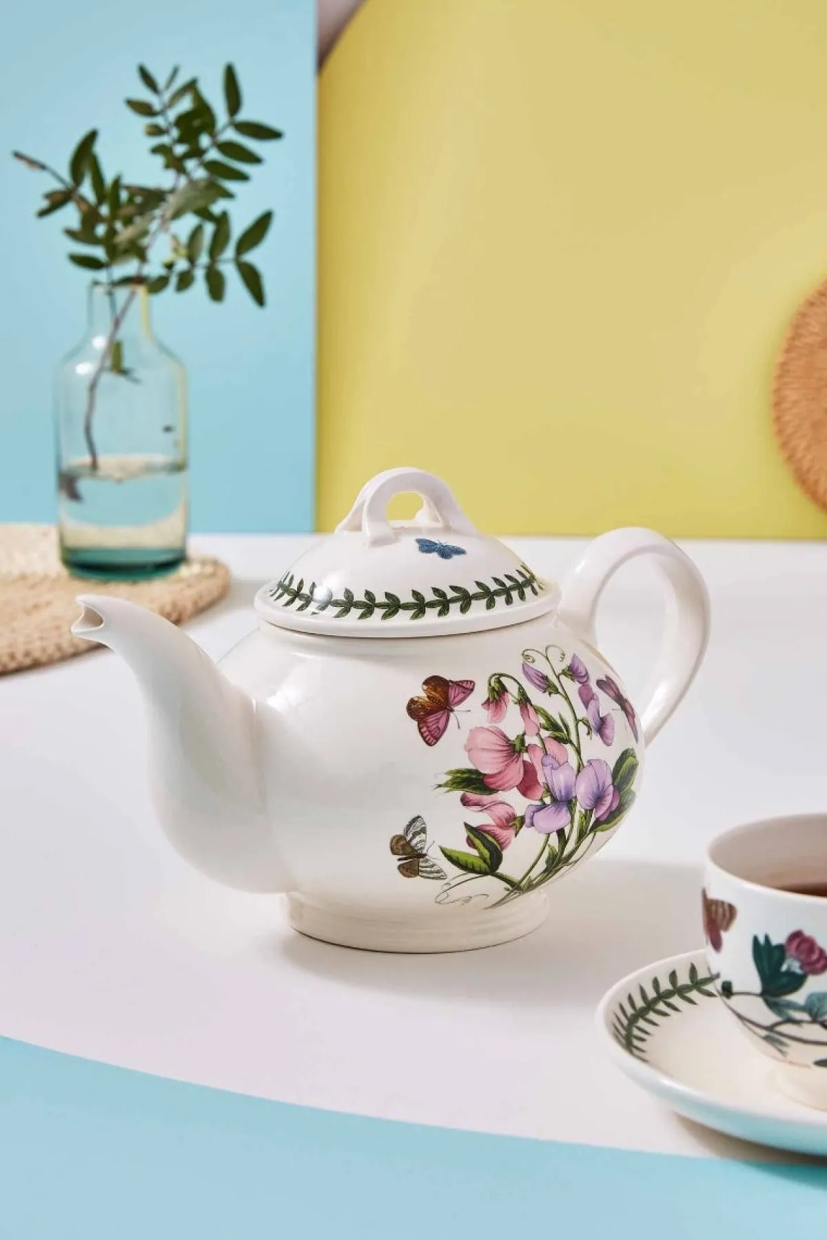 Portmeirion Botanic Garden Romantic Shape Teapot New