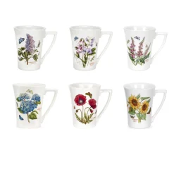 Portmeirion Botanic Garden Set of 6 Mandarin Shape Mugs Discount
