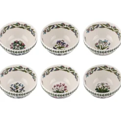 Portmeirion Botanic Garden Set of 6 Stacking Bowls, 18cm Outlet