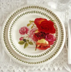 Portmeirion Botanic Roses 12 Piece Dinner Set New