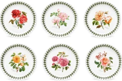 Portmeirion Botanic Roses Set of 6 Bread Plates Clearance