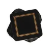 Pimpernel Classic Black Set of 6 Coasters Hot