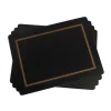 Pimpernel Classic Black Set of 4 Large Placemats New