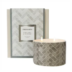 Fired Earth Earl Grey & Vertivert Candle L Best