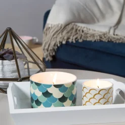 Fired Earth Green Tea & Bergamot Small Candle Hot