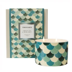 Fired Earth Green Tea & Bergamot Candle L Best