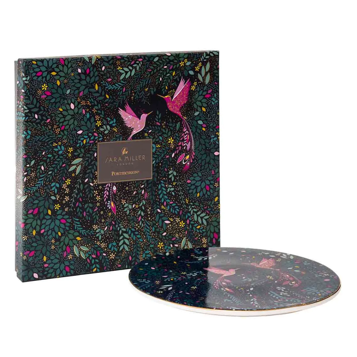Portmeirion India Serving Plate, Hummingbird Paradise Clearance