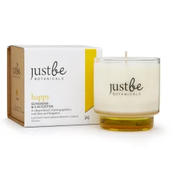 JustBe Botanicals Candle - Happy Sale