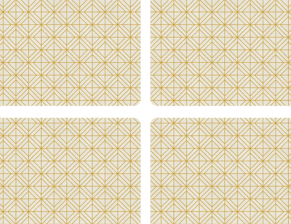 Pimpernel Luxe Set of 4 Large Placemats Outlet