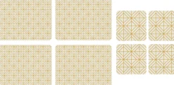 Pimpernel Luxe Set of 4 Placemat & Coaster Set Clearance