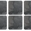 Pimpernel Midnight Slate Set of 6 Coasters Outlet