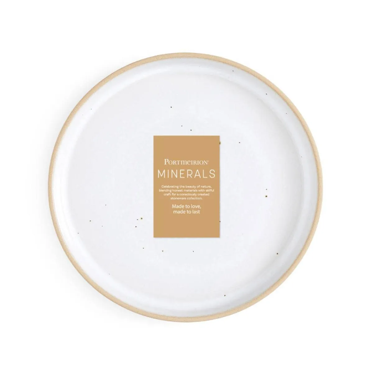 Portmeirion Minerals Side Plate, Moonstone Hot