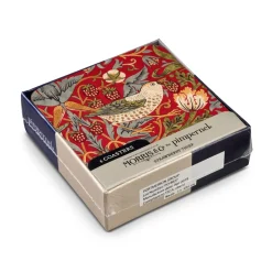 Pimpernel Morris and Co for Strawberry Thief Red Set of 6 Placemats and Coasters Outlet