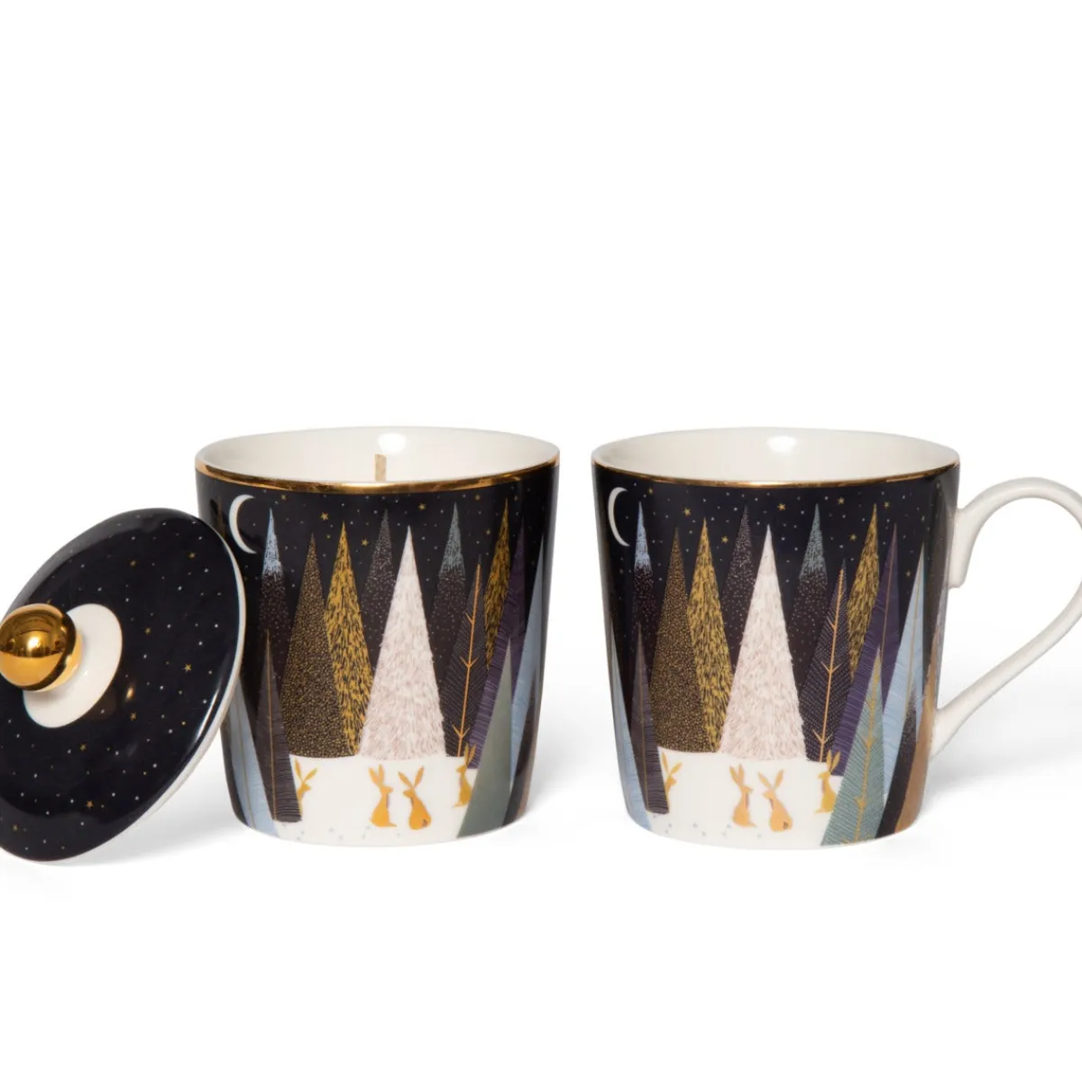 Mug and Candle Giftset Frosted Pines Clearance