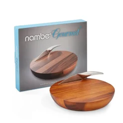 Nambe Nambé Harmony Cheese Board with Knife Discount