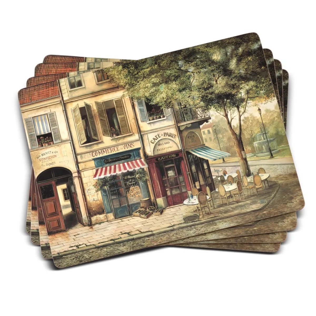 Pimpernel Parisian Scenes Set of 4 Large Placemats Discount