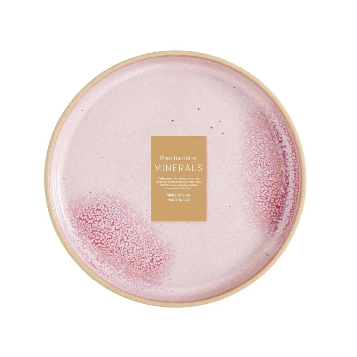 Portmeirion Minerals Side Plate, Rose Quartz Online