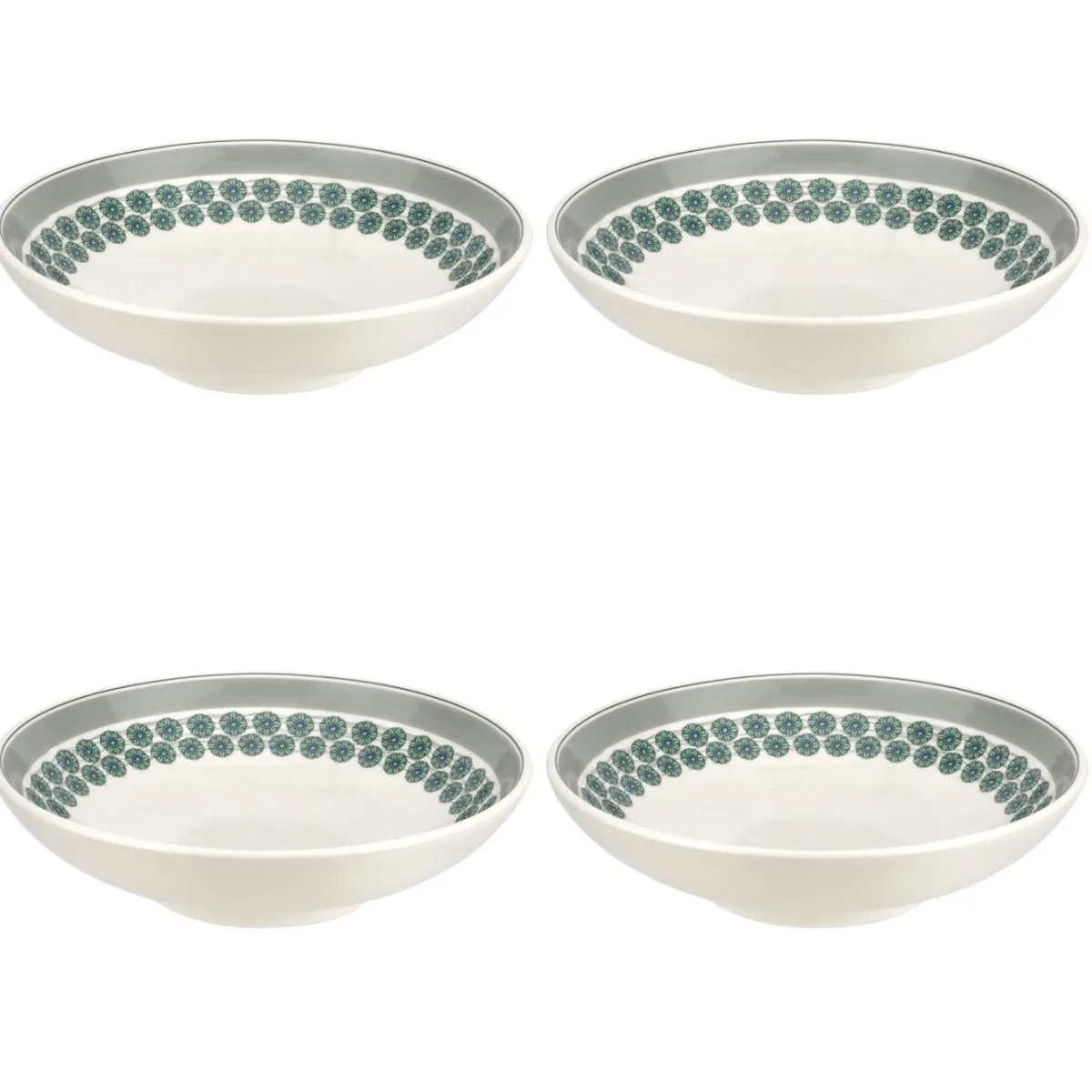 Portmeirion Westerly Grey 8.5 Inch Pasta Bowl Set of 4 Best