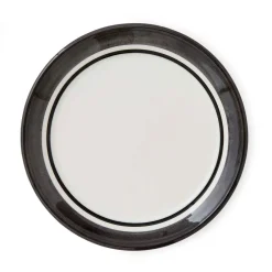 Portmeirion Potter's Stripe Bread Plate, Black New