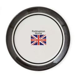 Portmeirion Potter's Stripe Bread Plate, Black New