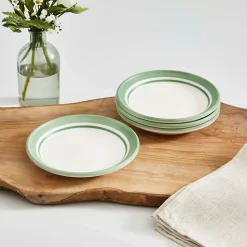 Portmeirion Potter's Stripe Bread Plate, Green Online