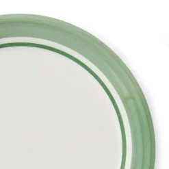 Portmeirion Potter's Stripe Bread Plate, Green Online
