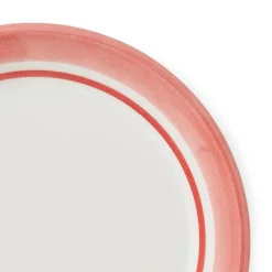 Portmeirion Potter's Stripe Bread Plate, Red New