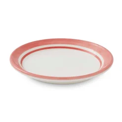 Portmeirion Potter's Stripe Bread Plate, Red New