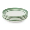Portmeirion Potter's Stripe Set of 4 Bread Plates, Green Clearance