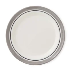 Portmeirion Potter's Stripe Set of 4 Bread Plates, Grey Clearance